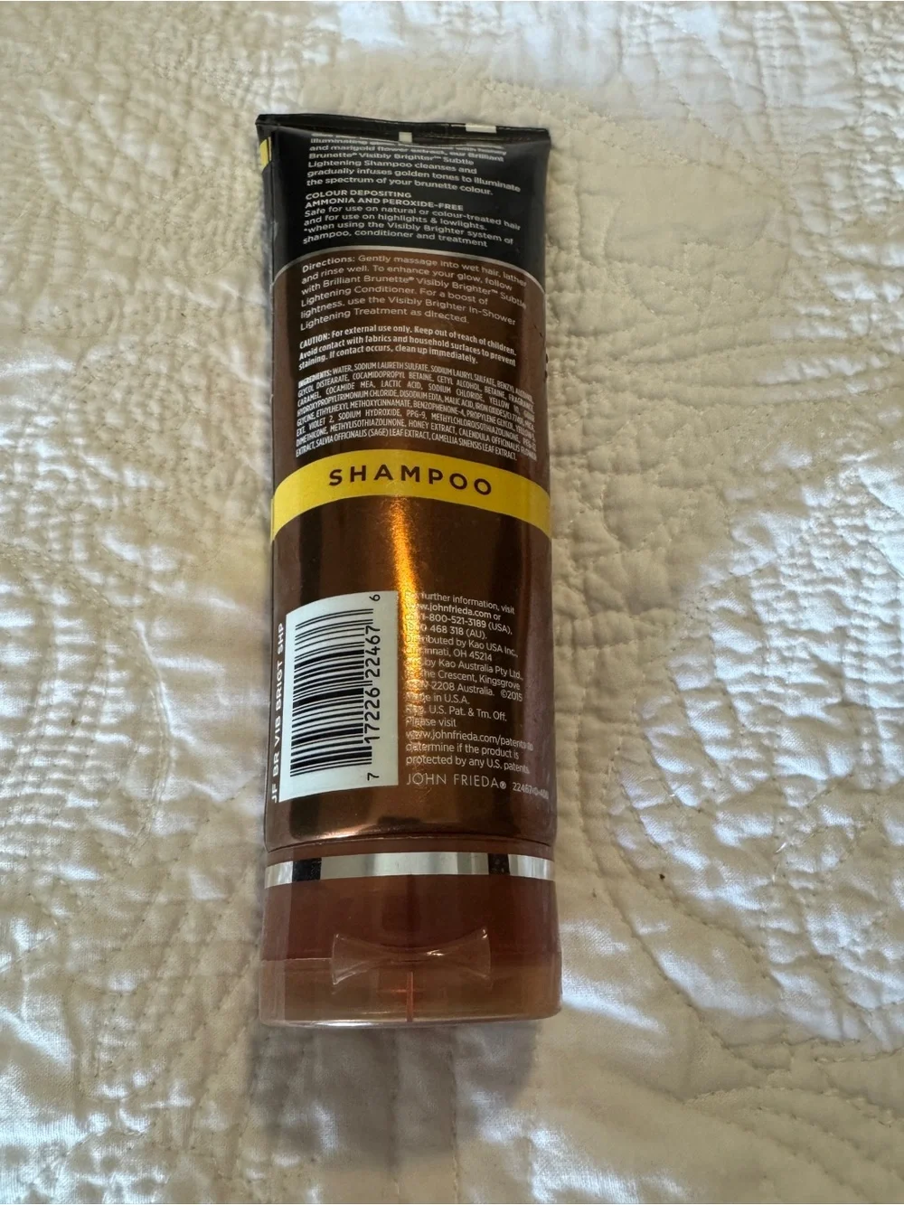NEW SEALED John Frieda Brilliant Brunette Shampoo Color lightning